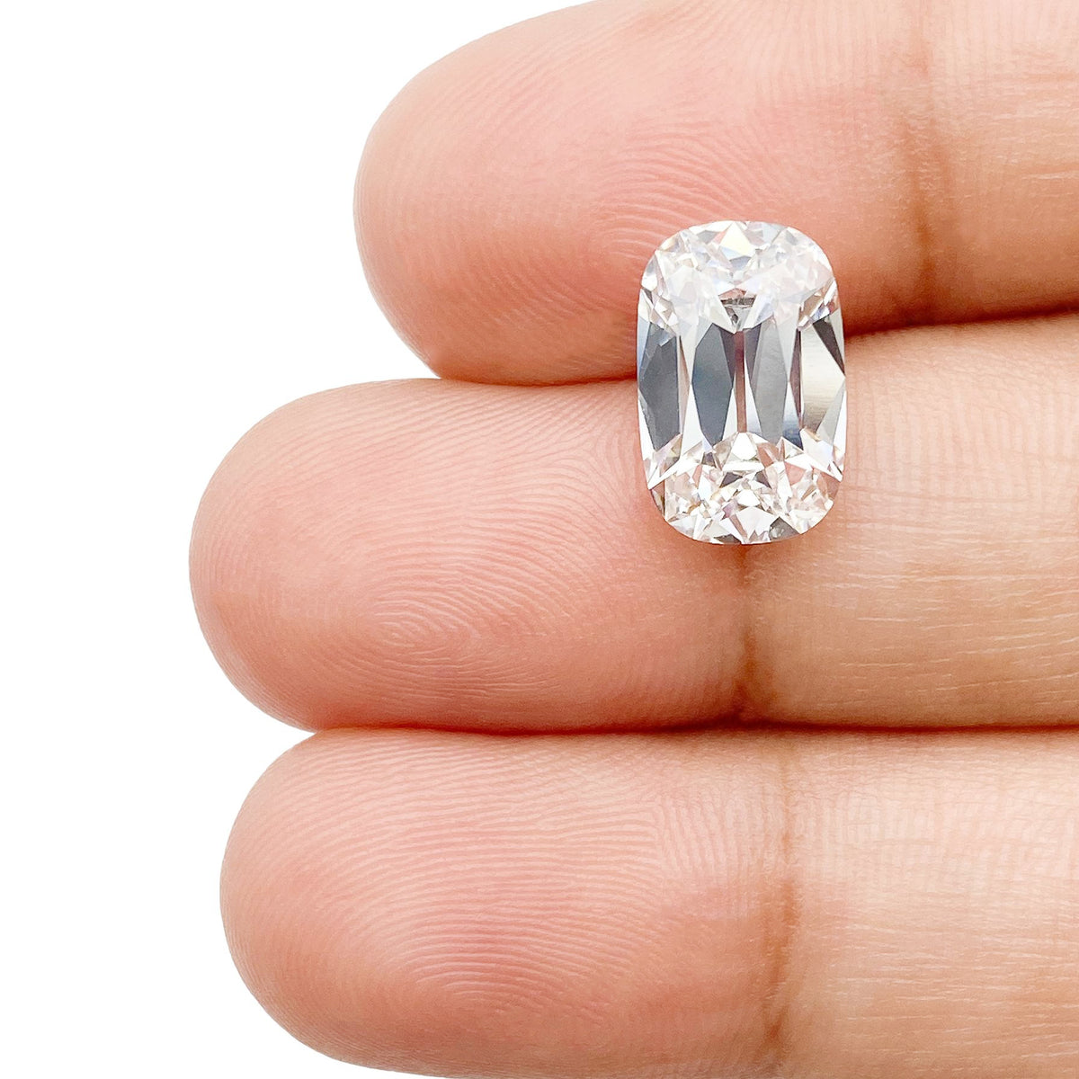 3.24ct | E/VS2 Cushion Shape Old Mine Cut Lab Diamond (IGI)