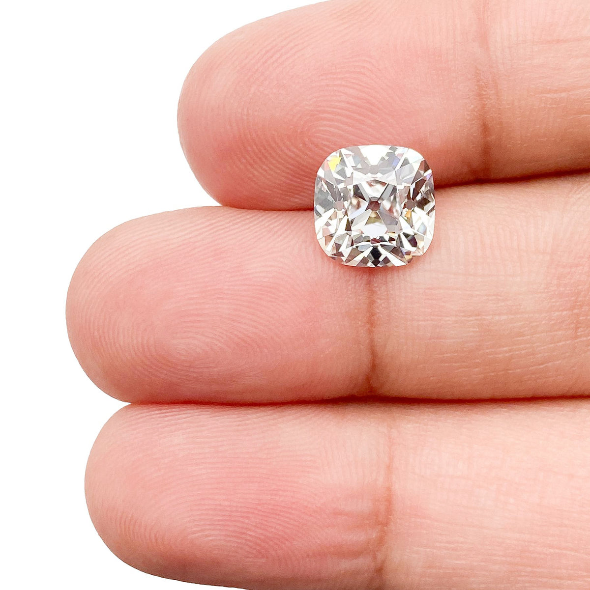 2.64ct | E/VVS2 Cushion Shape Old Mine Cut Lab Diamond (IGI)