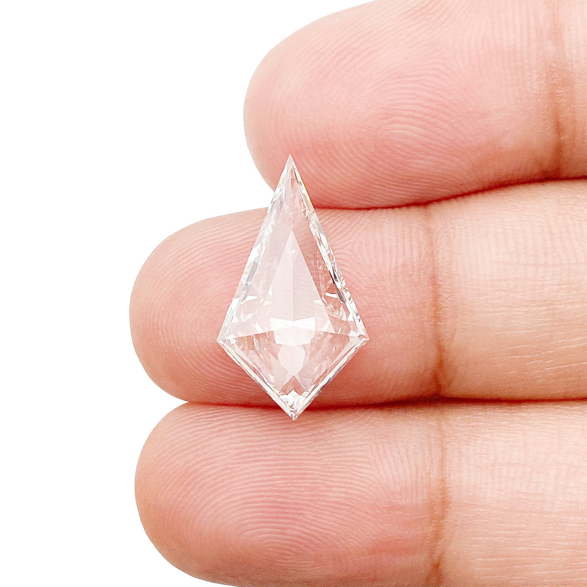 2.76ct | E/VVS2 Kite Shape Rose Cut Lab Diamond (IGI)