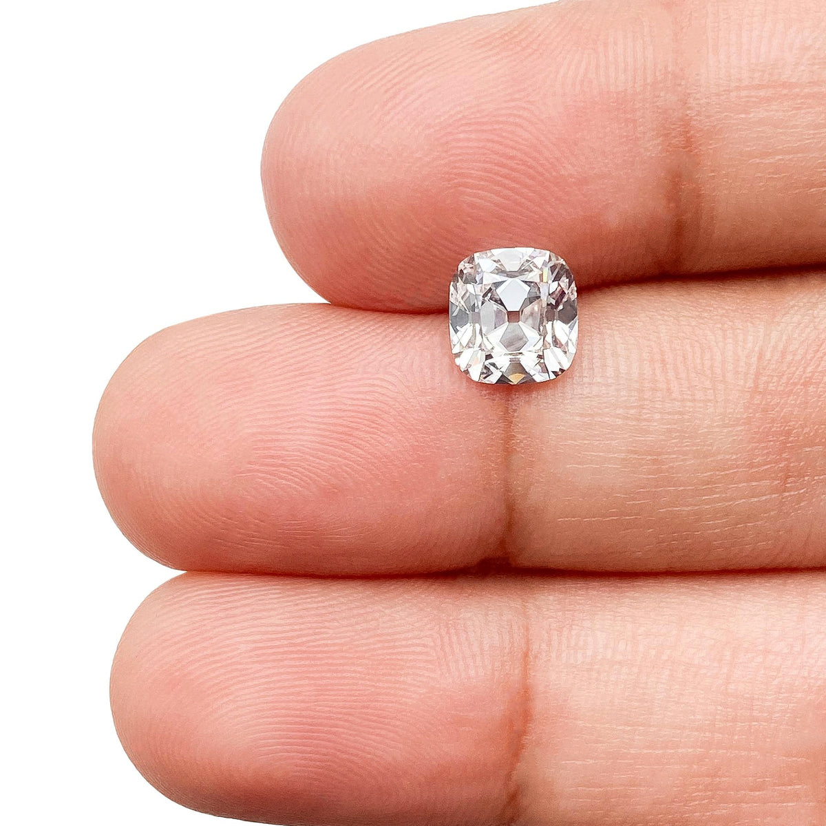 1.35ct | E/VS1 Cushion Shape Old Mine Cut Lab Diamond (IGI)