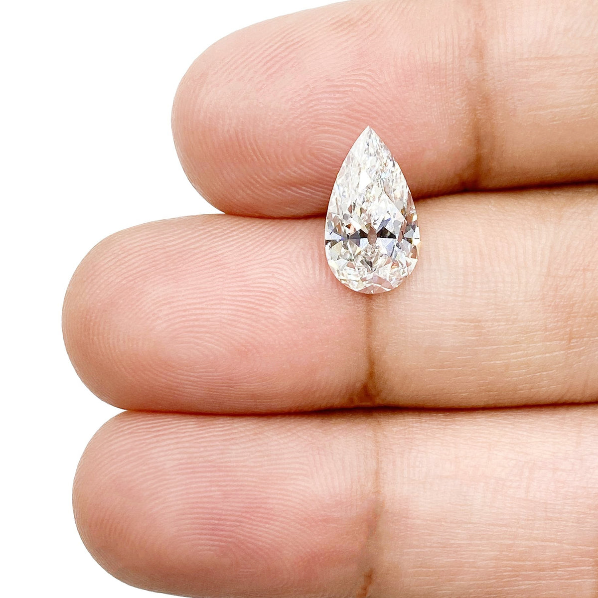 1.91ct | F/VS2 Pear Shape Old Mine Cut Lab Diamond (IGI)