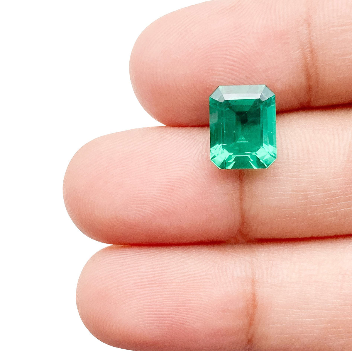 2.09ct | Step Cut Emerald Shape Lab Emerald