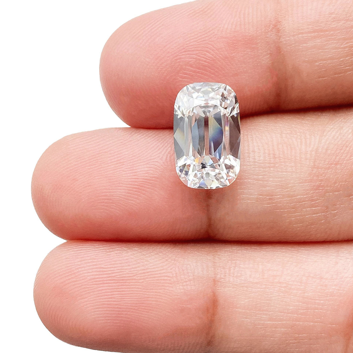 3.81ct | E/VS1 Cushion Shape Old Mine Cut Lab Diamond (IGI)
