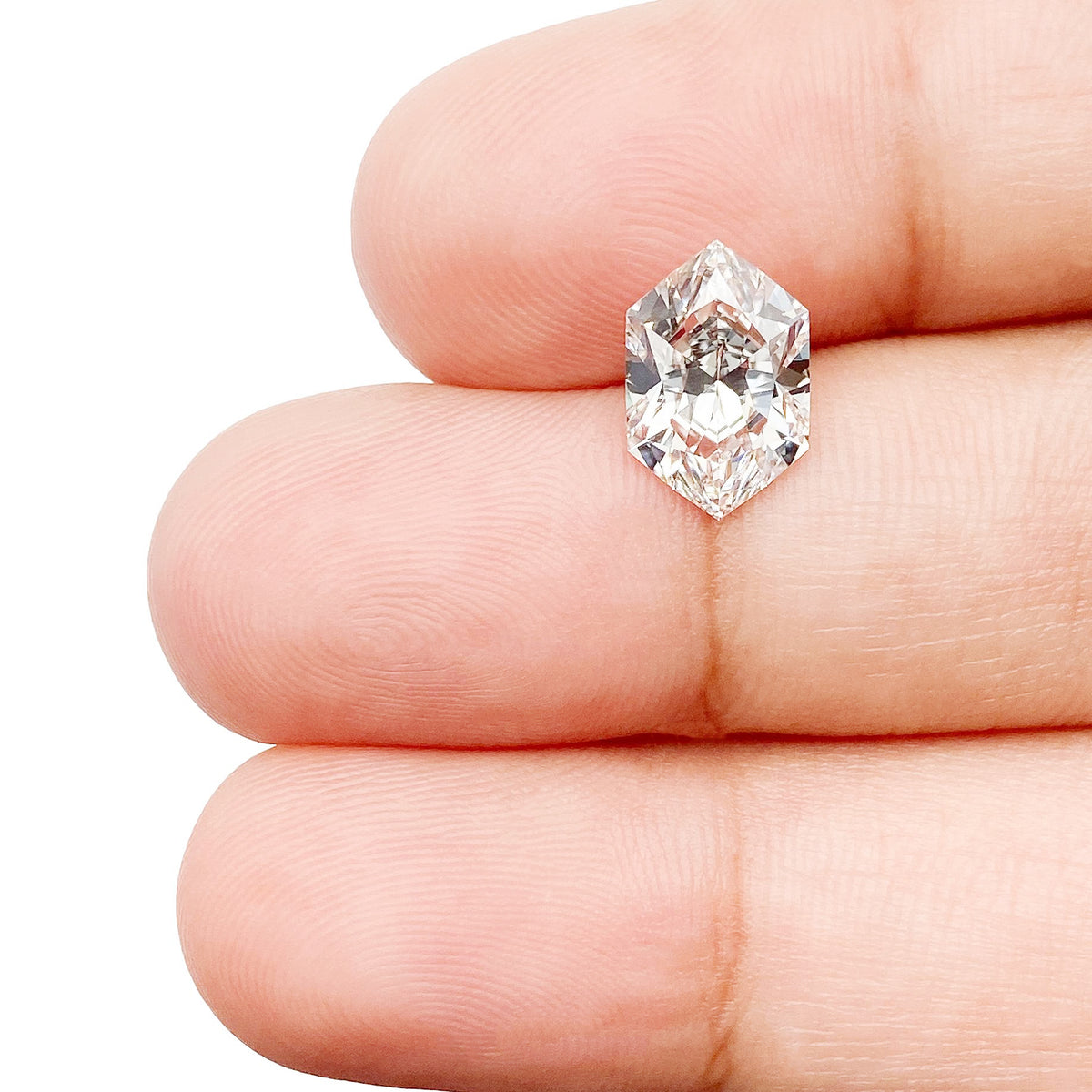 1.91ct | F/VS1 Hexagon Shape Brilliant Cut Lab Diamond (IGI)