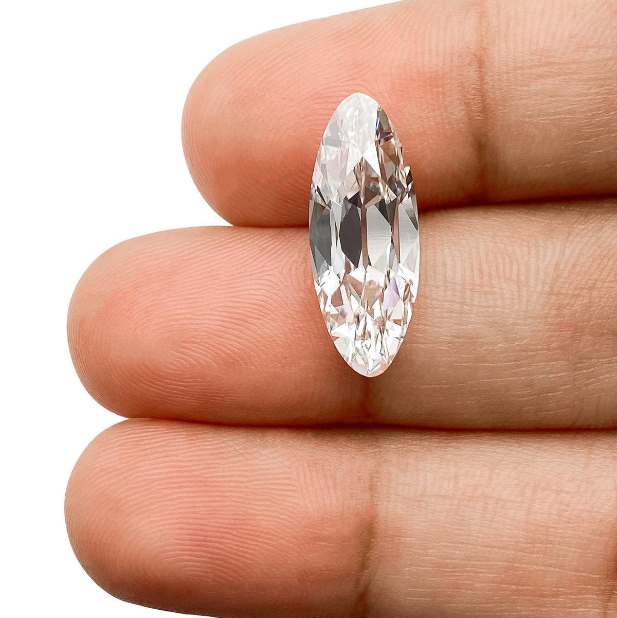 4.26ct | F/VS1 Oval Shape Old Mine Cut Lab Diamond (IGI)