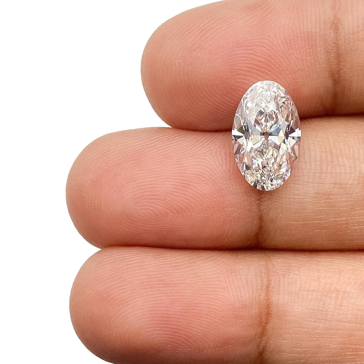 2.85ct | E/VS1 Oval Shape Old Mine Cut Lab Diamond (IGI)