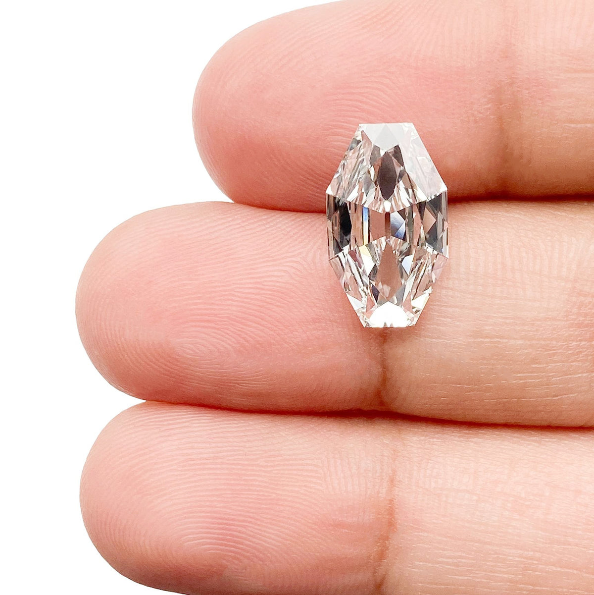 2.50ct | F/VVS2 Octagon Shape Antique Old Mine Cut Lab Diamond (IGI)