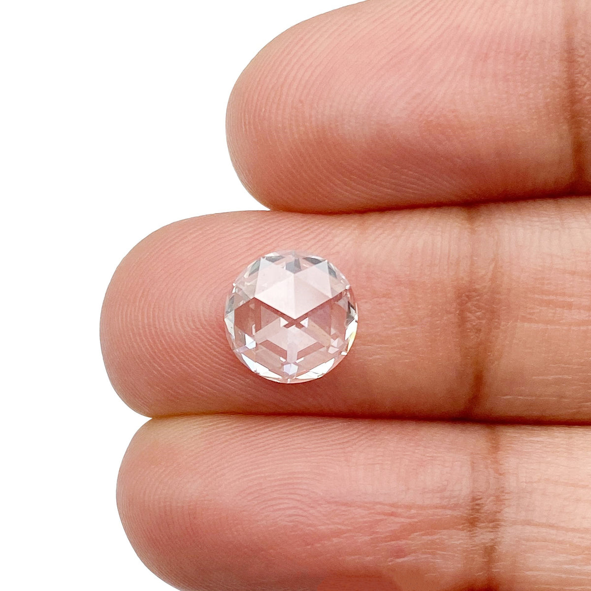 1.04ct | F/VVS2 Round Shape Rose Cut Lab Diamond (IGI)