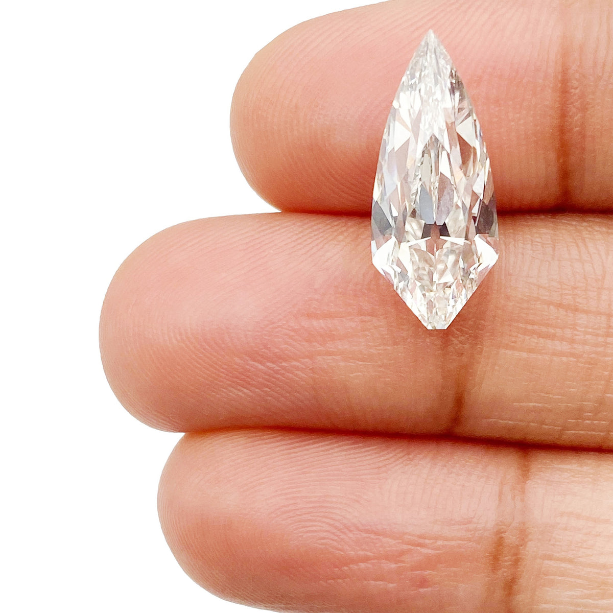 3.51ct | G/VVS2 Shield Shape Old Mine Cut Lab Diamond (IGI)