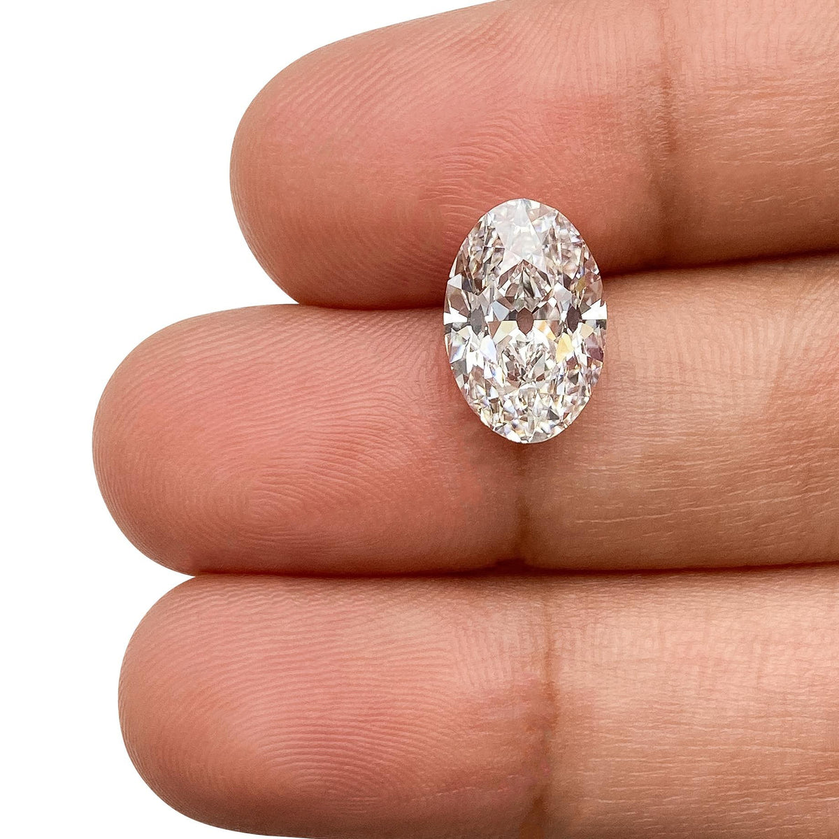 3.03ct | D/VS1 Oval Shape Old Mine Cut Lab Diamond (IGI)