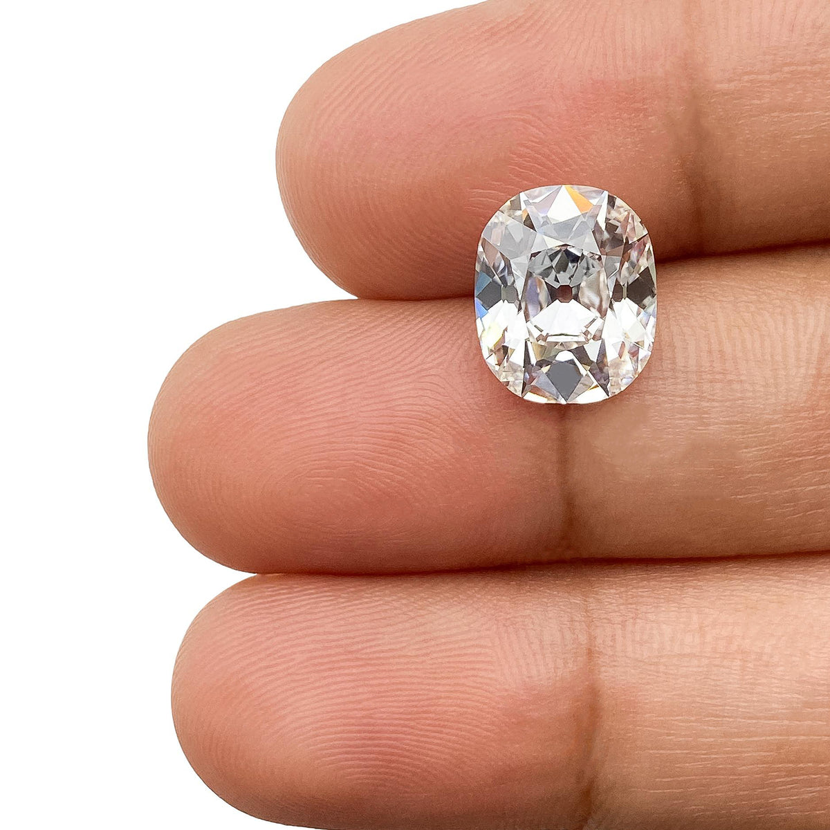 3.72ct | E/VVS2 Cushion Shape Old Mine Cut Lab Diamond (IGI)