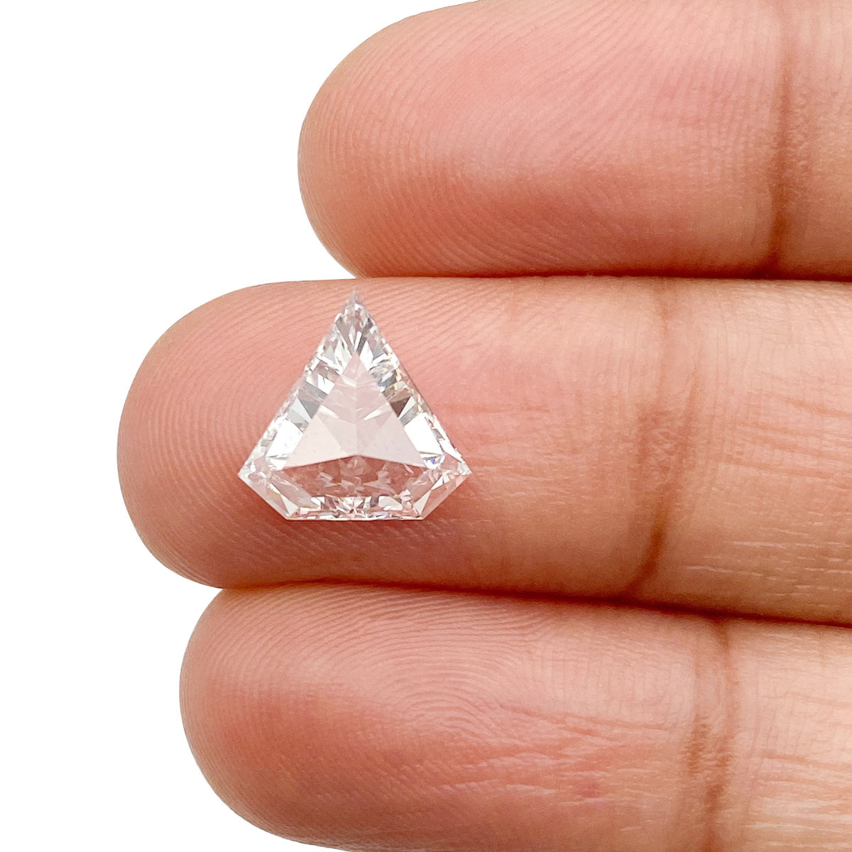 1.51ct | E/VVS2 Shield Shape Rose Cut Lab Diamond (IGI)