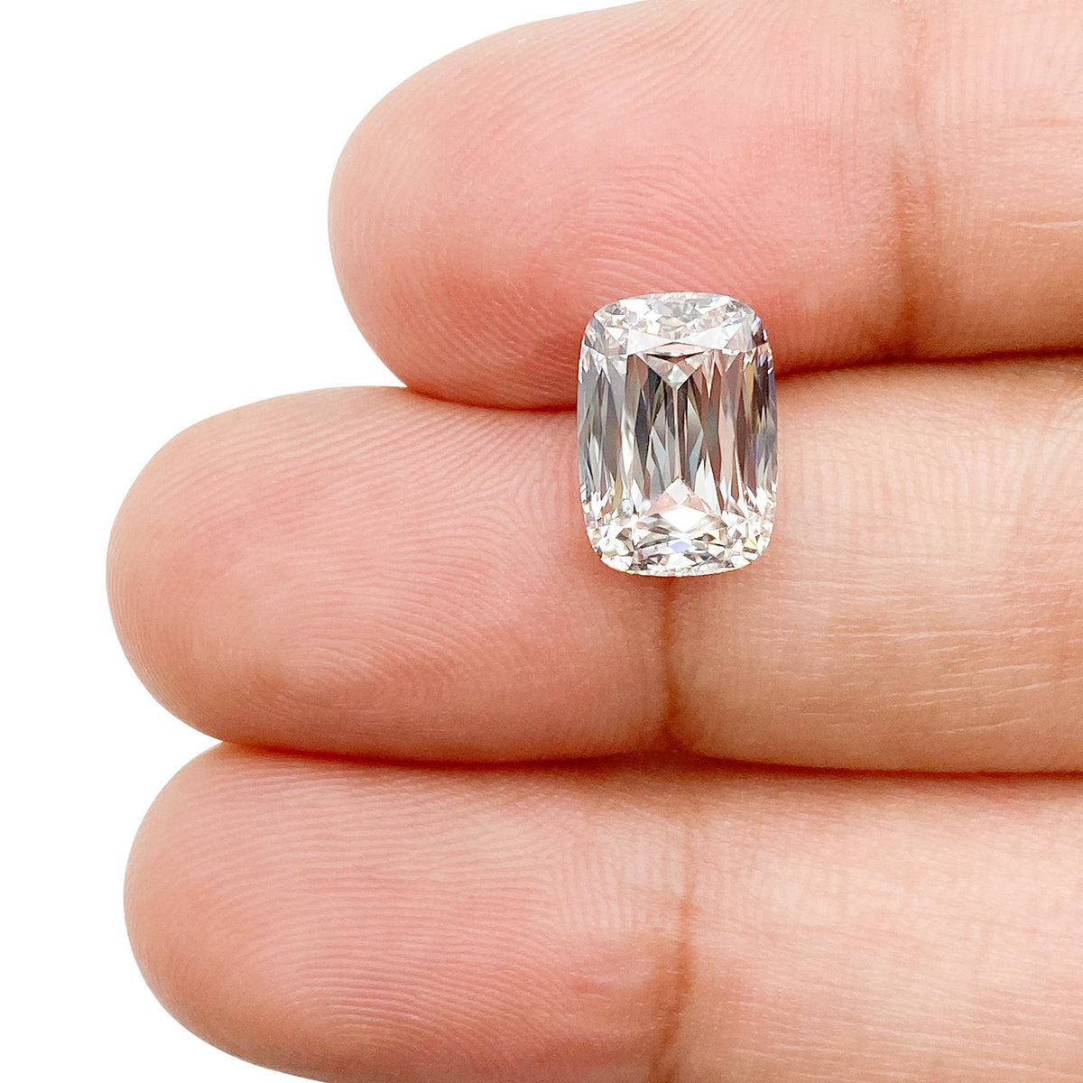 2.91ct | F/VS1 Cushion Shape Lattice Cut Lab Diamond (IGI)