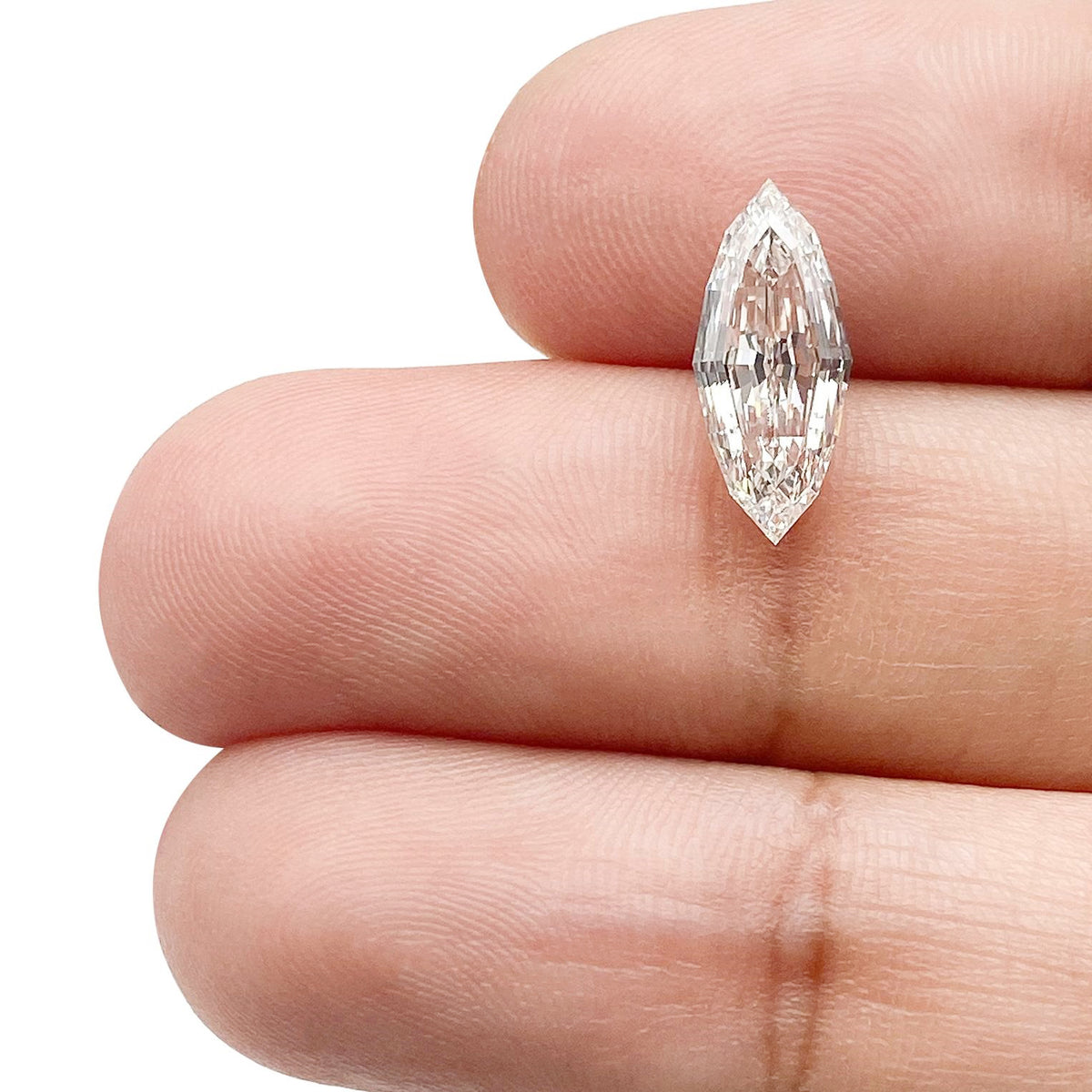 1.91ct | E/VVS2 Marquise Shape Step Cut Lab Diamond (IGI)