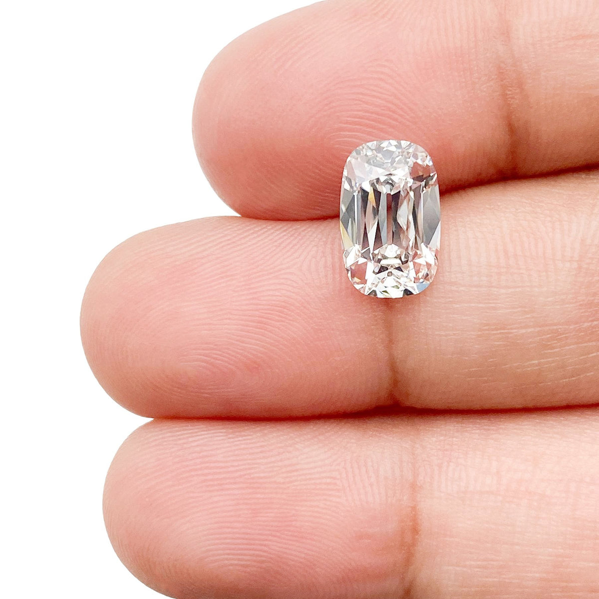 2.21ct | F/VS1 Cushion Shape Old Mine Cut Lab Diamond (IGI)