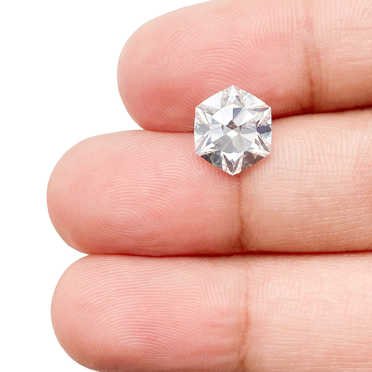 2.35ct | D/VS1 Hexagon Shape Brilliant Cut Lab Diamond (IGI)