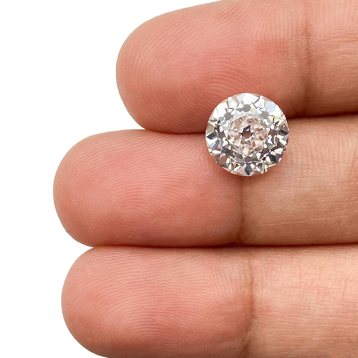 3.38ct | E/VVS2 Round Shape Old European Cut Lab Diamond (IGI)