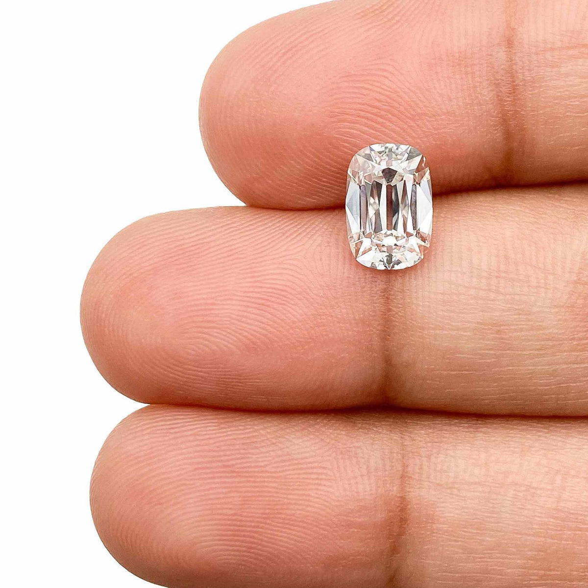 1.46ct | F/VVS2 Cushion Shape Old Mine Cut Lab Diamond (IGI)