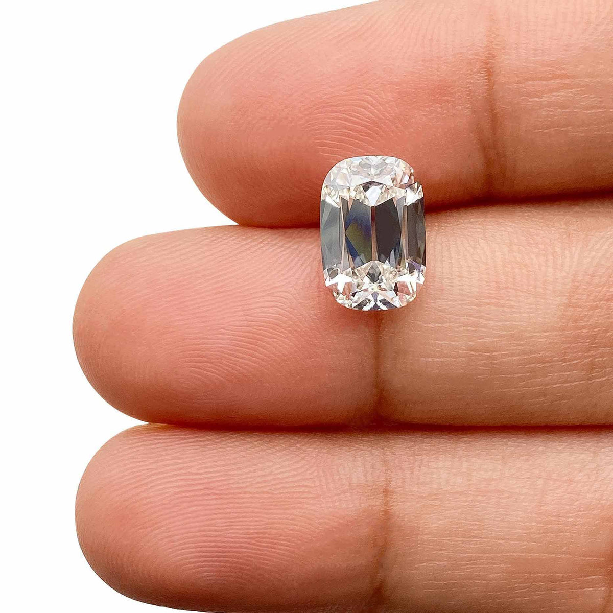 2.50ct | G/SI1 Cushion Shape Old Mine Cut Lab Diamond (IGI)