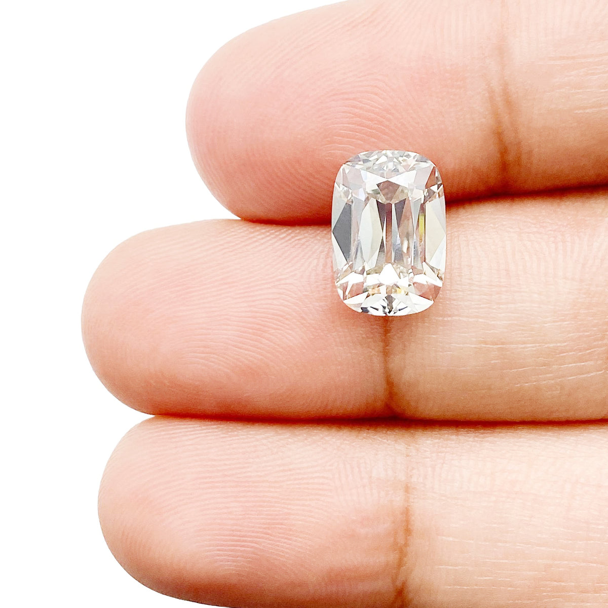 3.06ct | H/VS2 Cushion Shape Old Mine Cut Lab Diamond (IGI)