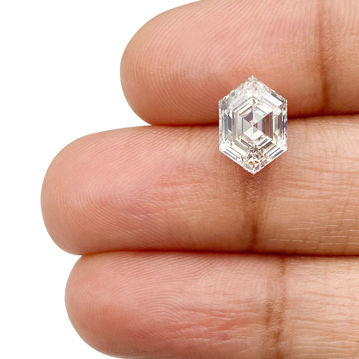1.81ct | G/VVS2 Hexagon Shape Step Cut Lab Diamond (IGI)