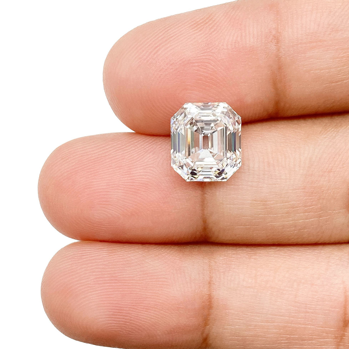 3.59ct | D/VS2 Antique Emerald Shape Step Cut Lab Diamond (IGI)