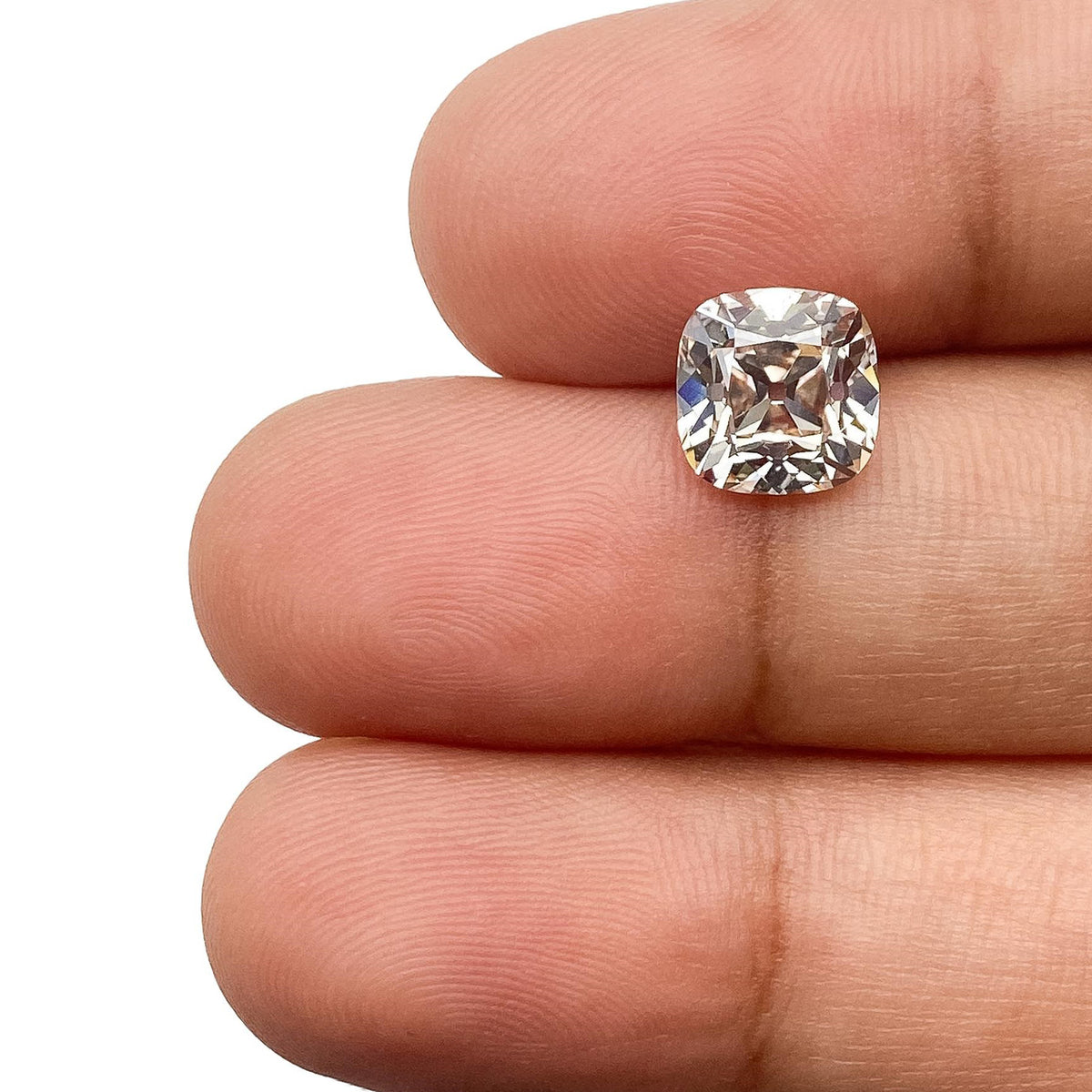 2.06ct | L/VS1 Cushion Shape Old Mine Cut Lab Diamond (IGI)