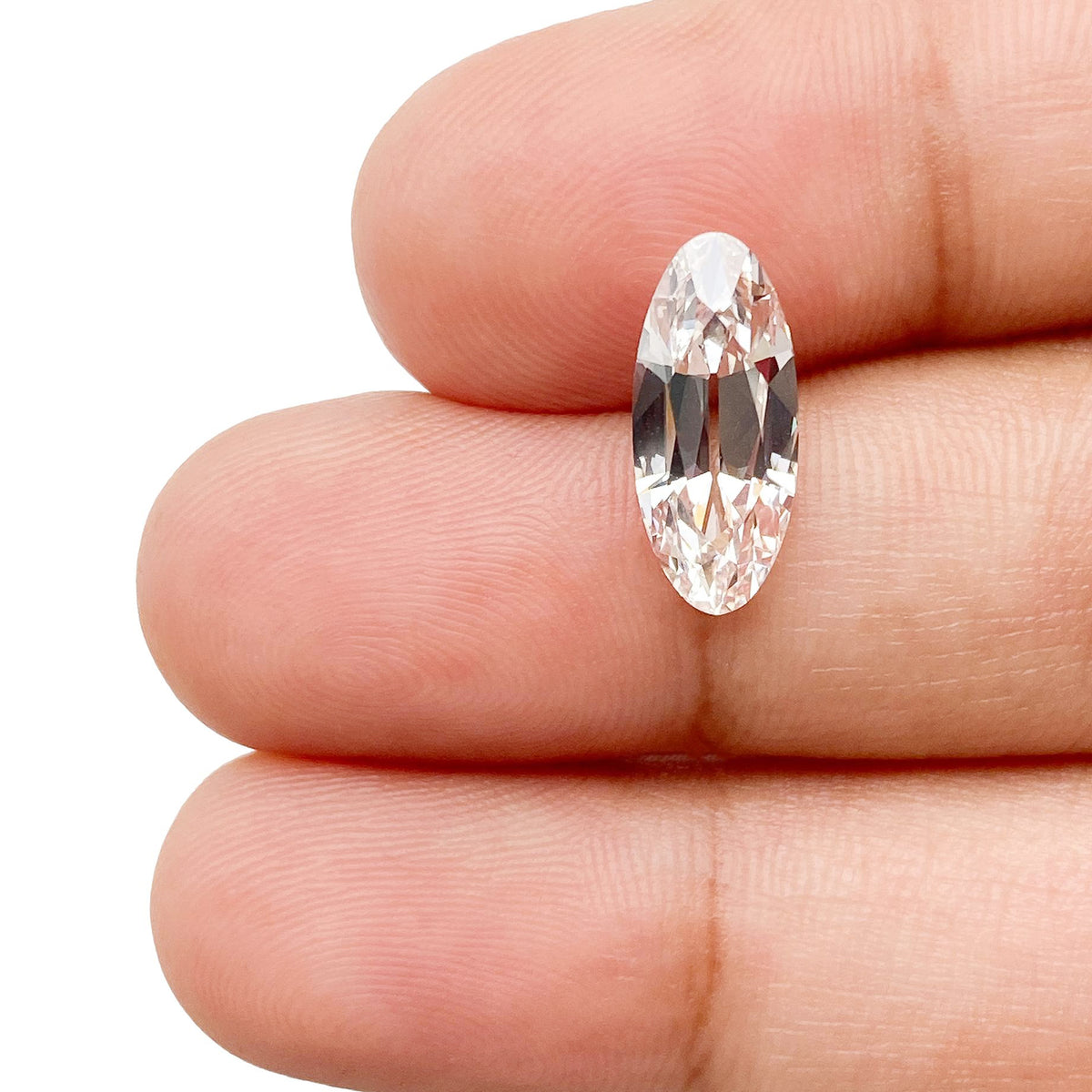 2.10ct | F/VVS2 Oval Shape Old Mine Cut Lab Diamond (IGI)