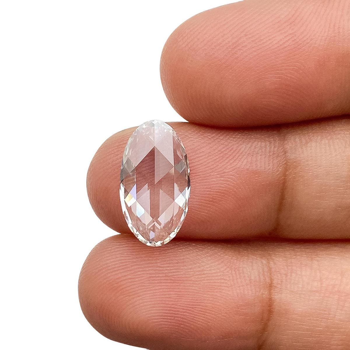 2.11ct | G/VVS2 Oval Shape Rose Cut Lab Diamond (IGI)