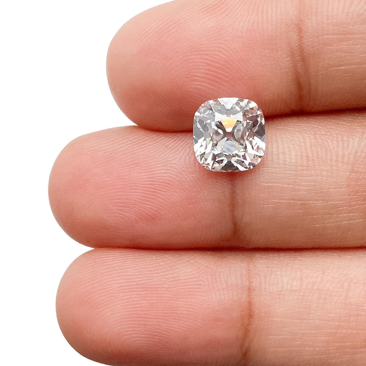 2.17ct | E/VS1 Cushion Shape Old Mine Cut Lab Diamond (IGI)