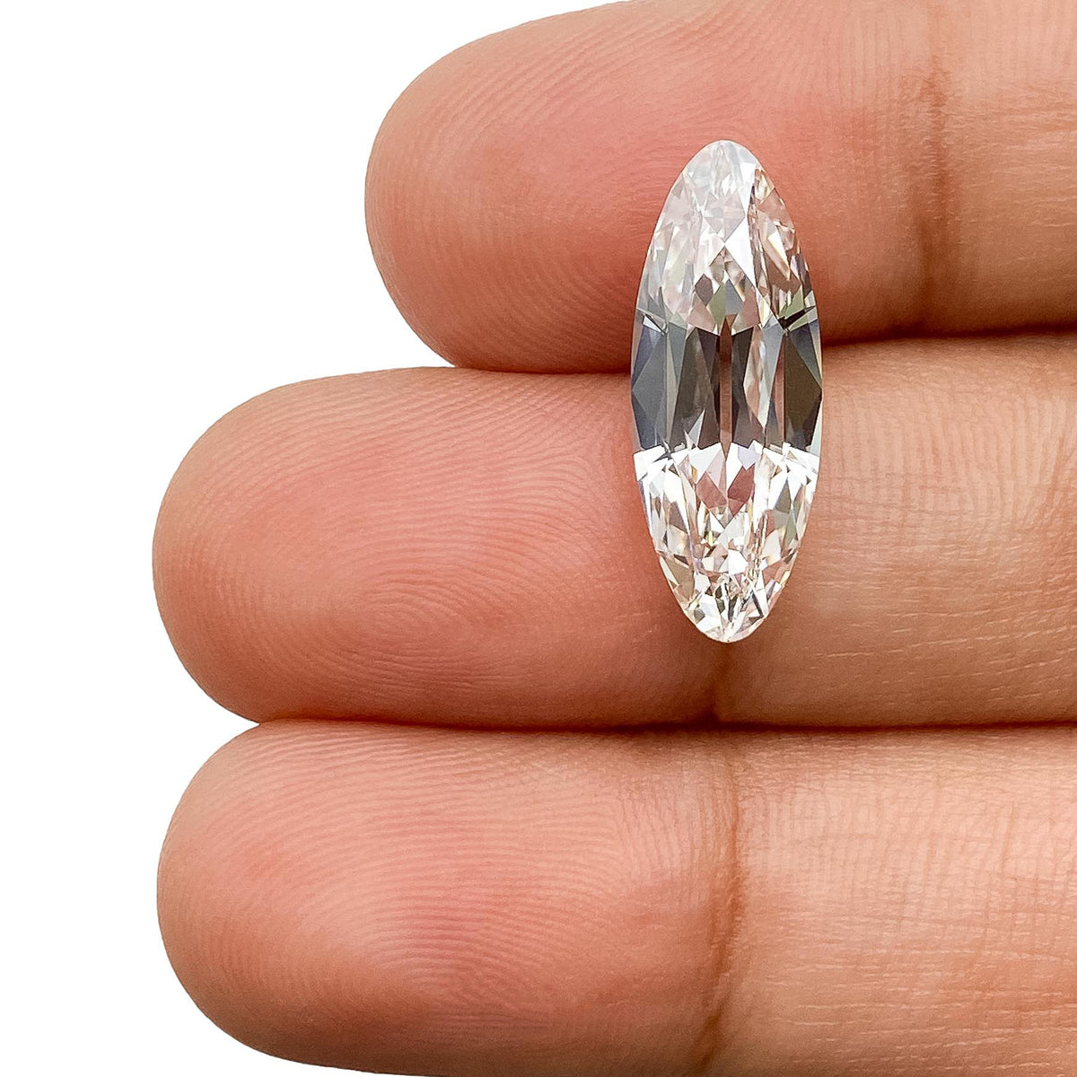 4.10ct | F/VS1 Oval Shape Old Mine Cut Lab Diamond (IGI)