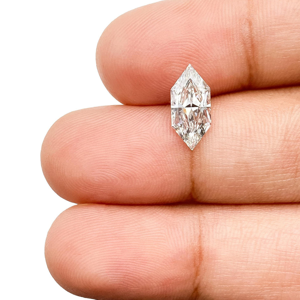 1.35ct | F/VS2 Hexagon Brilliant Cut Lab Diamond (IGI)