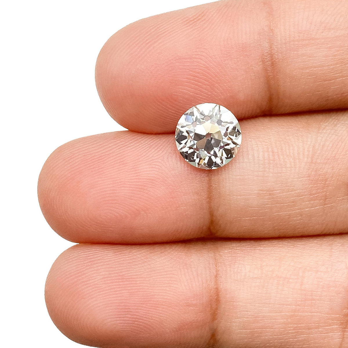 1.92ct | E/VS1 Round Shape Old European Cut Lab Diamond (IGI)
