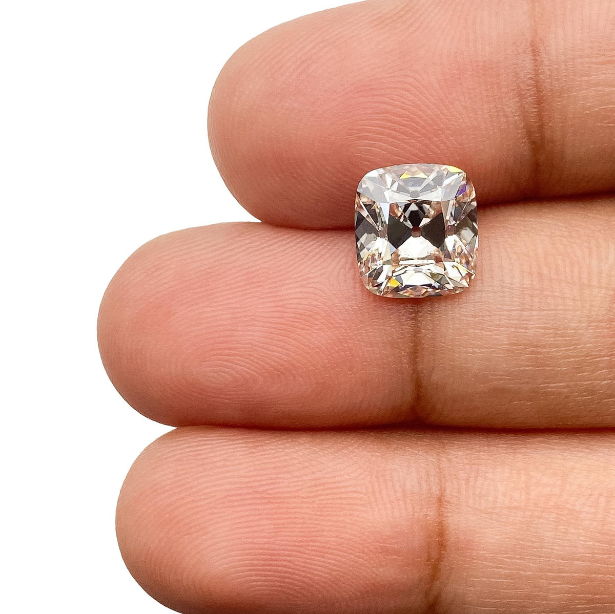 2.43ct | L/VVS2 Cushion Shape Old Mine Cut Lab Diamond (IGI)