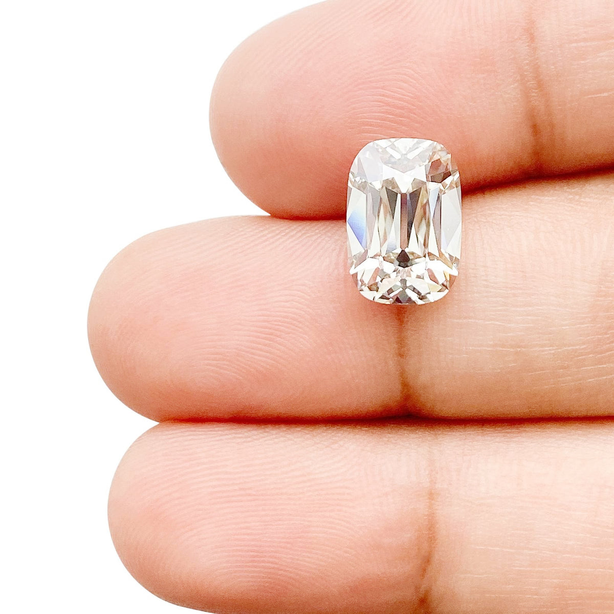 2.85ct | H/VS1 Cushion Shape Old Mine Cut Lab Diamond (IGI)