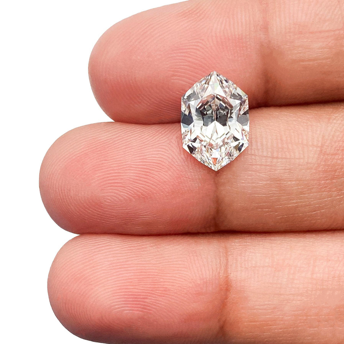 2.67ct | D/VS1 Hexagon Shape Brilliant Cut Lab Diamond (IGI)