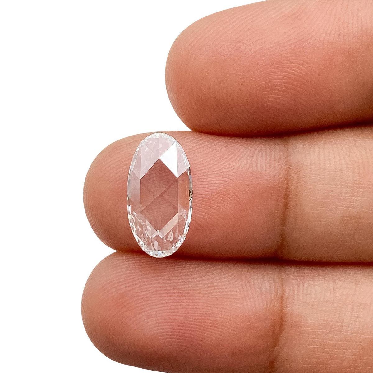 1.31ct | E/VVS2 Oval Shape Rose Cut Lab Diamond (IGI)