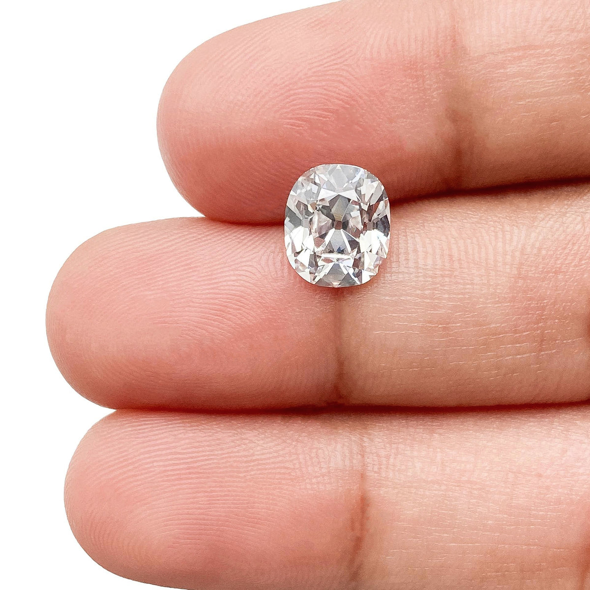 2.08ct | E/VVS2 Cushion Shape Old Mine Cut Lab Diamond (IGI)
