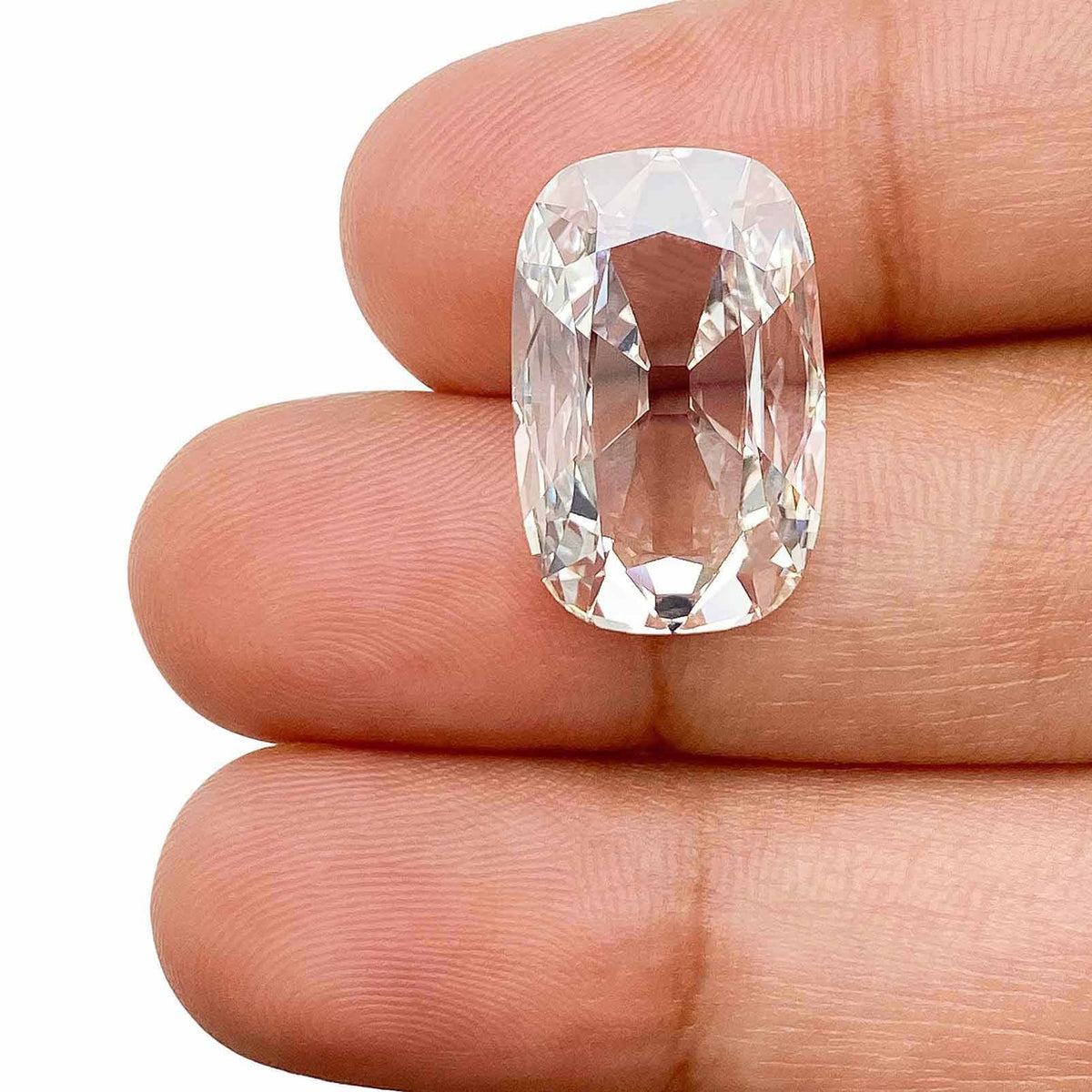 7.63ct | H/VVS2 Antique Cushion Shape Old Mine Cut Lab Diamond (IGI)