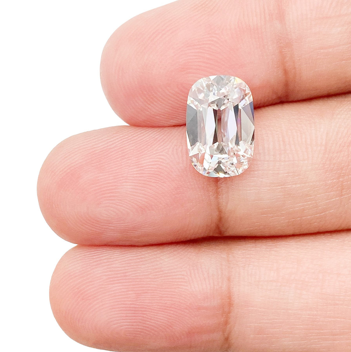 3.40ct | E/VS1 Cushion Shape Old Mine Cut Lab Diamond (IGI)