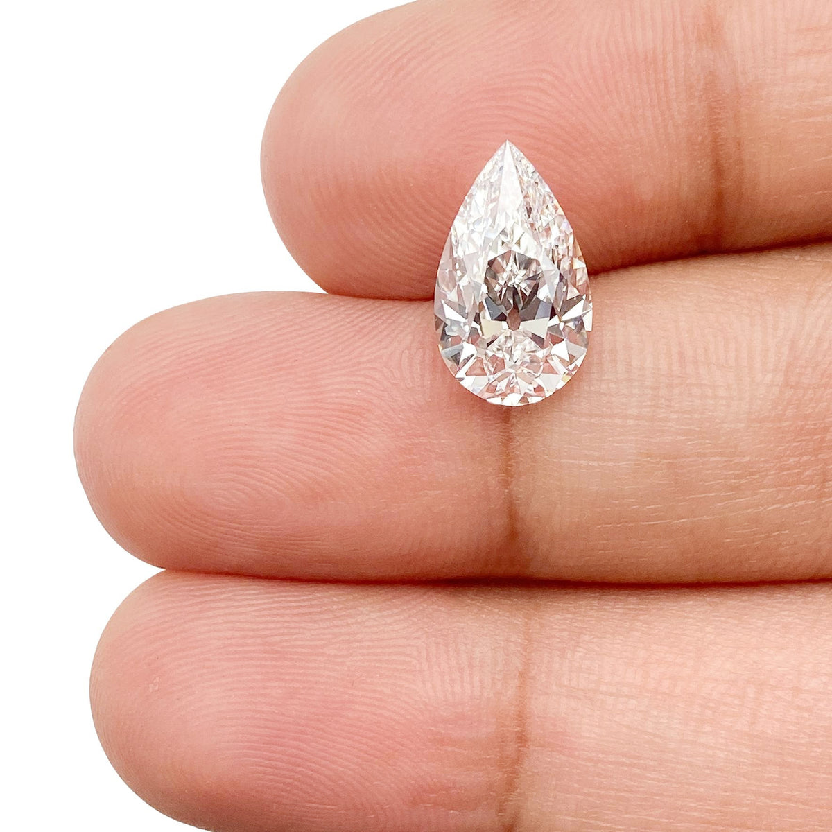 2.27ct | E/VS1 Pear Shape Old Mine Cut Lab Diamond (IGI)