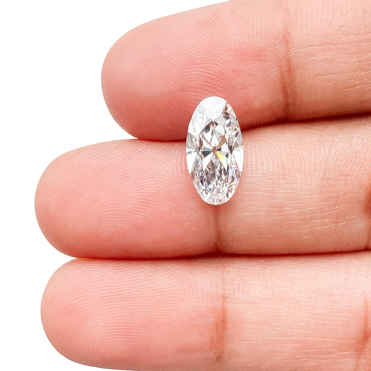 2.14ct | D/VS1 Oval Shape Old Mine Cut Lab Diamond (IGI)-LITHOS Diamond