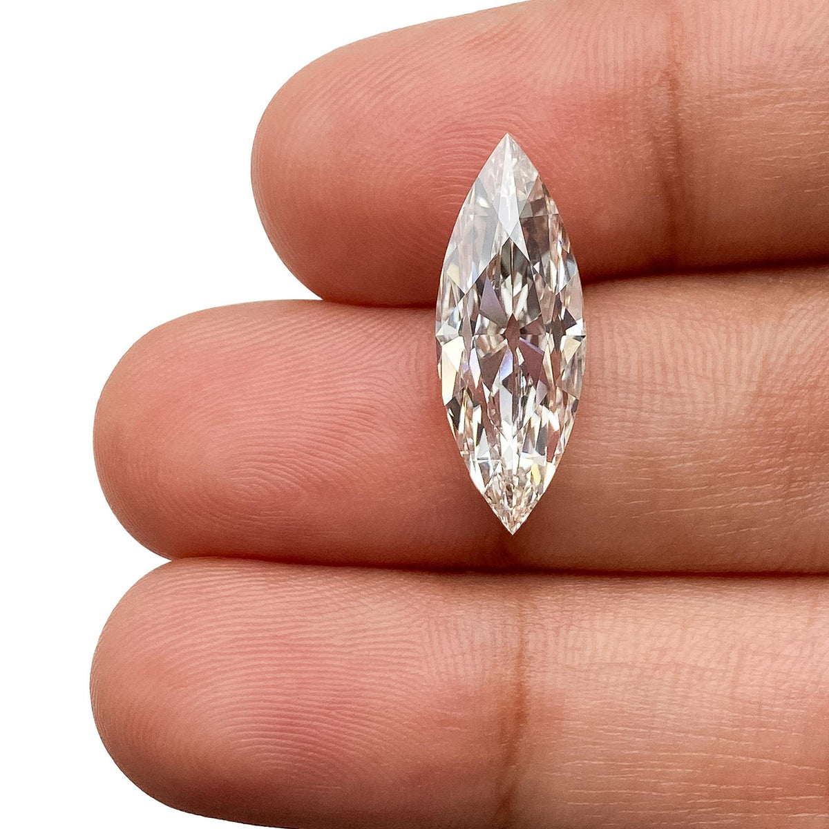 4.00ct | G/VVS2 Marquise Shape Old Mine Cut Lab Diamond (IGI)