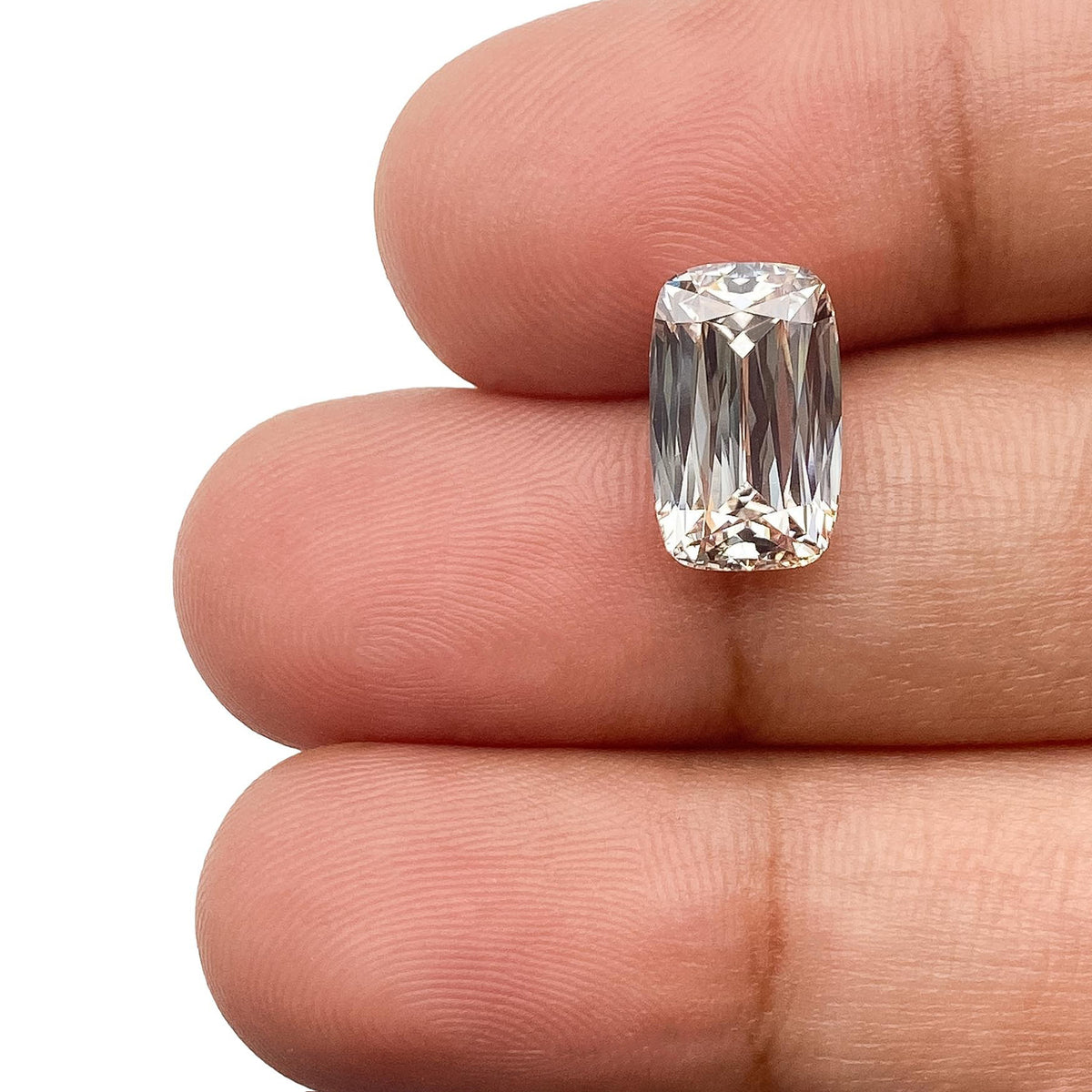 3.02ct | L/VS1 Cushion Shape Lattice Cut Lab Diamond (IGI)