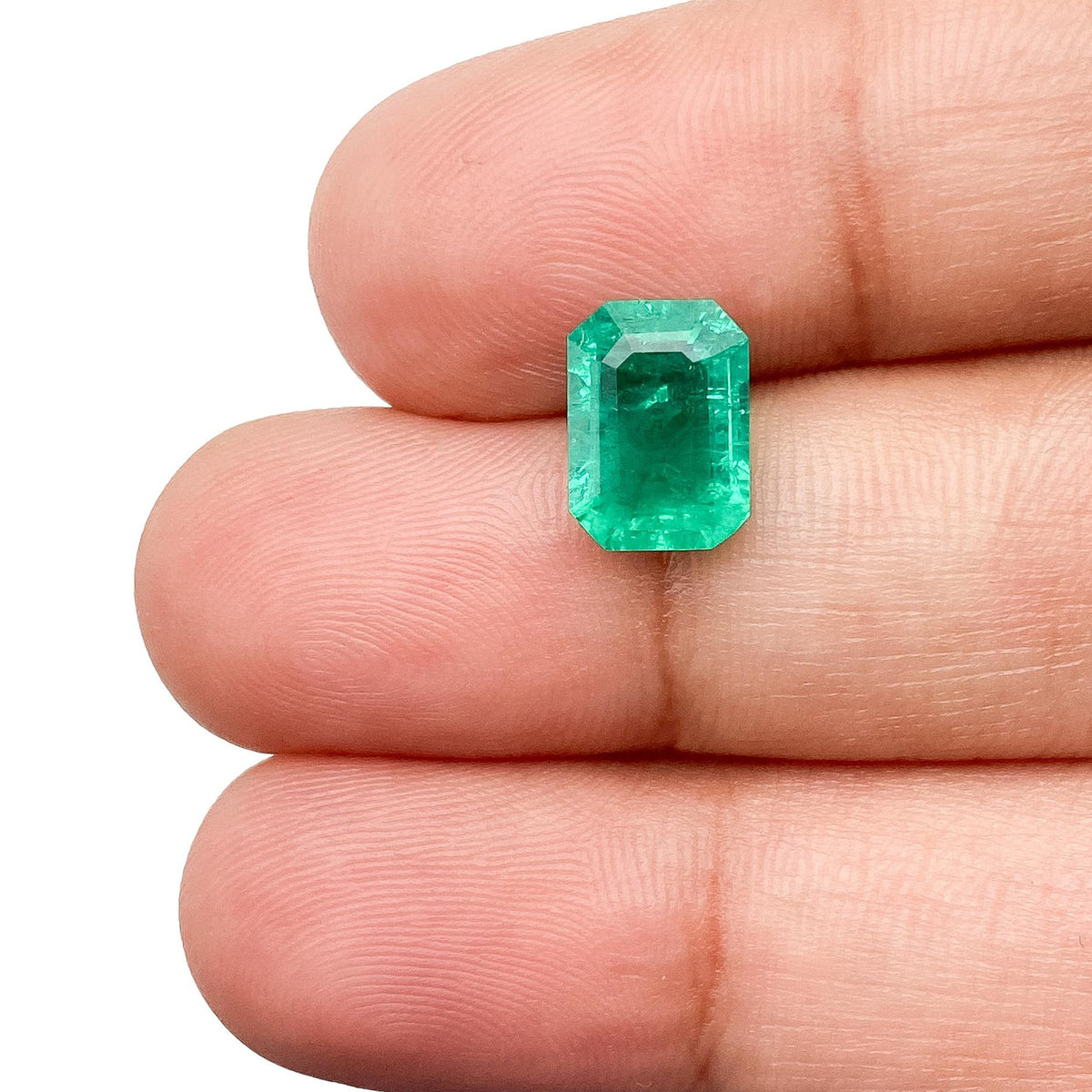 1.81ct | Step Cut Emerald Shape Lab Emerald