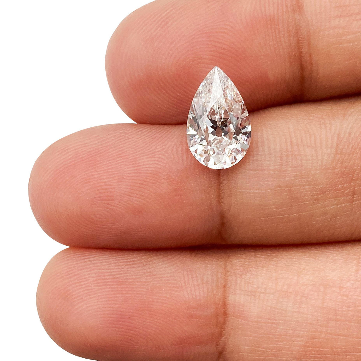 1.91ct | F/VVS2 Pear Shape Old Mine Cut Lab Diamond (IGI)