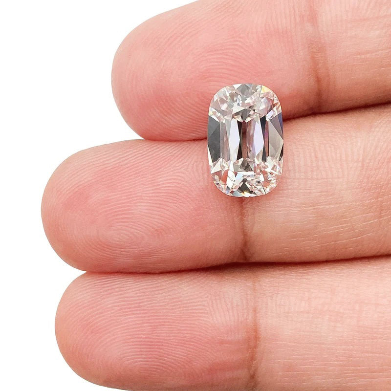 3.40ct | E/VS1 Cushion Shape Old Mine Cut Lab Diamond (IGI)-LITHOS Diamond