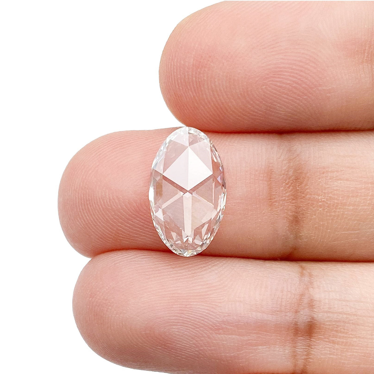 2.02ct | F/VVS2 Oval Shape Rose Cut Lab Diamond (IGI)