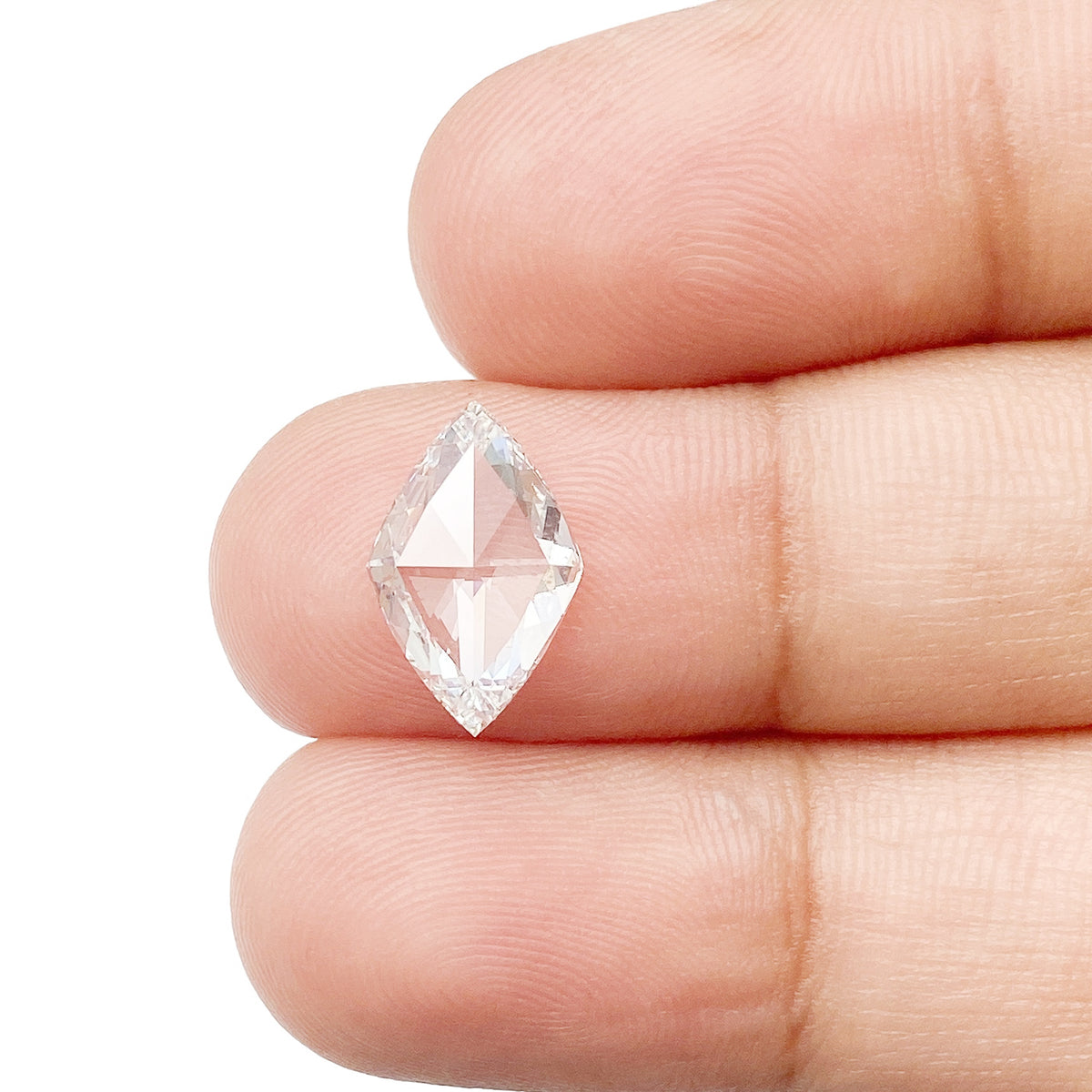 1.52ct | E/VS1 Lozenge Shape Rose Cut Lab Diamond (IGI)