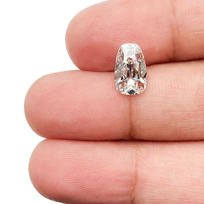 1.71ct | E/VS2 Tapered Cushion Shape Old Mine Cut Lab Diamond (IGI)-LITHOS Diamond